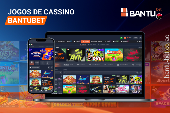 Os jogos no Bantubet Casino são variados, incluindo slots, blackjack, roleta, jogos com dealer ao vivo e muito mais