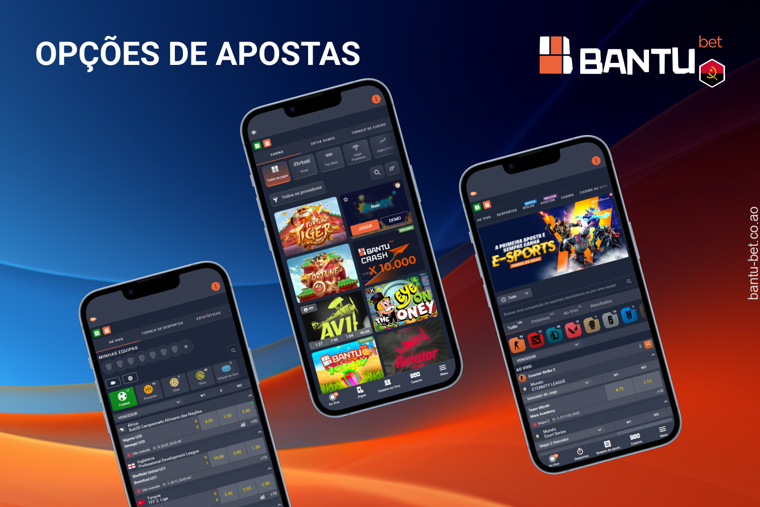 A Bantubet oferece um serviço de apostas cómodo para os angolanos